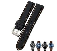 CHCWR 20 mm de 21 mm 22 mm de goma silicona azul Black Blue Watchs para IWC Pilot Mark 18 Watch Sports Store