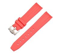 CHCWR 20 mm de 22 mm de 21 mm Band de reloj de goma para la marca Strap Band Band Band Men Reemplazo de la muñeca Accesorios