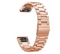 CHCWR 26 22 Band de vigilancia de 20 mm para Fenix 6 6x Pro 5 5x más 3 horas Banda de acero inoxidable Fenix6 Fenix5 Reloj Strap de pulsera de liberación rápida