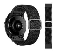 CHCWR 26 22 mm Sport Nylon Watchband Spstrap para Fenix 7 7x 6x 6 Pro 5x 5 Epix 3hr Facil Function Stribe Quick Release pulsera Pulsera (color: rojo y blanco, tamaño: 22 mm Fenix 5 6 935)