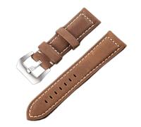 CHCWR Accesorios de 4 colores hechos a mano de cuero 20 mm 22 mm de 24 mm 26 mm Reloj Strap & Watch Band (D, 22 mm)