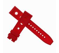 CHCWR Accesorios de reloj de goma de relojes Silicone Sports Sports para el agua para el agua de color amarillo Avenger 24 mm/negro/22 mm