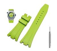 CHCWR Banda de reloj de 27 mm de reloj de goma para AP 15703 26470SO Royal Oak Offshore Men Sports Watch Strap brazalete
