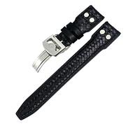 CHCWR Banda de reloj de cuero de vaca genuina de 21 mm 21 mm 22 mm Rivet Genuine Cow, para la serie IWC Big Pilot Portugieser Pilot IW3777 Reemplazar la banda de reloj de cuero de vaca