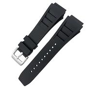 CHCWR Banda de reloj de goma 20x25 mm Fit For Silicone Mille Sport Store Strap Soft Wristband impermeable/alfiler de alfiler rojo/20 * 25 mm