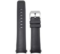 CHCWR Banda de reloj de goma Fluoro de liberación rápida para la serie IWC Aquatimer IW356802 IW376705 IW376710 Soft Silicone Watch Strap 22 mm (color: azul-no hebilla, tamaño: 22 mm)