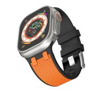CHCWR Banda de reloj de goma para banda 49 mm 45 mm 44 mm Bandas de reloj de goma 10 ° 46 mm 42 mm Implaz de agua