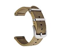 CHCWR Banda de reloj de nylon Strap Nylon 18 mm 20 mm de 22 mm 24 mm transpirable tejido liviano liviano correas Ratvarias de relojes Sports Black Green Strap /18 mm/kh