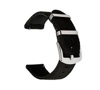 CHCWR Banda de reloj de nylon Strap Nylon 18 mm 20 mm de 22 mm 24 mm transpirable tejido liviano liviano correas Ratvarias de relojes Sports Black Green Strap /18 mm/kh
