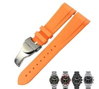 CHCWR Banda de reloj Silione de goma 20 mm 22 mm para Tudor Black Bay 1958 GMT 41 mm Pelagos Blue Orange Black Sport Store Herramientas de regalo