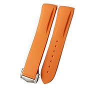 CHCWR Banda de vigilancia de silicona de goma de 19 mm de 19 mm 22 mm de goma para Omega AT150 300 de Ville Planet Ocean Watch Strap (color: 9, Tamaño: 19 mm)