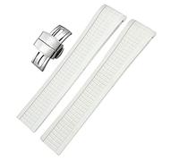 CHCWR Bandas de goma fluorar coloridas de 21 mm para Patek 5164A 5167A Aquanaut Philippe Series Butterfly Buckle Silicone Store