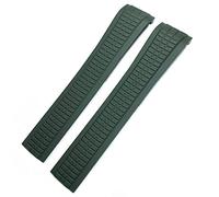 CHCWR Bandas de goma fluoria coloridas de 21 mm para Patek 5164a 5167a Aquanaut Philippe Series Butterfly Buckle Silicone Store para hombre y mujer