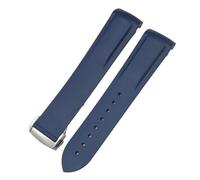 CHCWR Bandas de reloj de silicona de goma para Omega Seamaster 300 Speedmaster Strap Brand Band Band Black Orange 20 mm 22 mm 22 mm