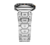 CHCWR Correa deportiva para Galaxy Watch Ultra de 47 mm, accesorios para Galaxy Watch 7 Ultra Titan, acero inoxidable, metal y acero, Ultra 47mm