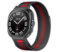 CHCWR Correas de reloj de acero inoxidable para Galaxy Watch 7 Ultra de 47 mm, correa de acero inoxidable sin huecos, accesorios de correa de reloj 7Ultra, Watch 7 Ultra