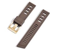 CHCWR Fluororubber FKM 20 mm 22 mm Reloj Strap Wating Bands de liberación rápida para cada marca de buceo de marca