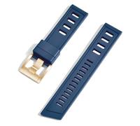 CHCWR Fluororubber FKM 20 mm 22 mm Reloj Strap Wating Bands de liberación rápida para cada marca de buceo de marca