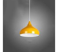 CHCWR Iluminación Colgante Simple de Macaron con Colorido Tono de Aluminio, Luces industriales de restaurantes Luces de Granero Accesorio de Altura Ajustable Pasillo Colgante de luz anhelo (f)