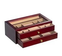 CHCWR Jeyry Box Box Box Box de Almacenamiento de Madera Organizador de Caja de joyería de joyería de joyería de joyería múltiple