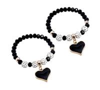 CHCWR Joyería de niñas Elegante Pulsera de Perlas de Cristal Joyas para Mujeres diseño Simple Accesorios de Pulsera cómodas
