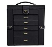 CHCWR Joyería Organizador Joyero Joya de Gran Capacidad con cajón de Joyas de Cuero de cajón Muestra un Regalo para un Regalo de Joyas de Cajas de Almacenamiento para Mujeres o Mujeres para Mujeres