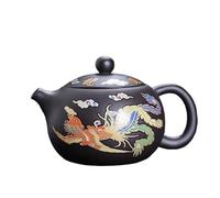 CHCWR Juego de té Hecho a Mano de té té, Juego de té al Aire Libre portátil, Juego de té, cafetera, Juego de té Retro para el hogar, Accesorios de Ceremonia de té Chino 200 ml para infusor