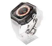 CHCWR Kit de mod de caja de reloj transparente, para una banda de reloj de 49 mm, fluorRubber, para 8 series de 49 mm de 49 mm Silicone Sport Store