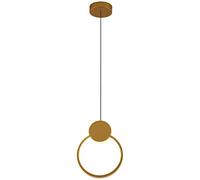 CHCWR Lámparas de luz Colgante de LED Minimalista nórdico lámpara geométrica de Anillo geométrico para el Comedor Dormitorio Accesorios de iluminación de la Isla de Cocina anhelo para