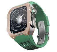 CHCWR Luxury Watch Band, para la banda de reloj de la caja de titanio 6/5/SE/4 de la serie 4, para la banda de actualización de la actualización de modernización de 44 mm Watch Band Band y estuche