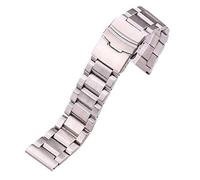 CHCWR Mira la correa de la correa de acero inoxidable Pulsera de las bandas de vigilancia de 18 mm 20 mm 22 mm 24 mm Metal Metal Cepilled Band Strap Reemplazo de accesorios Pulsero