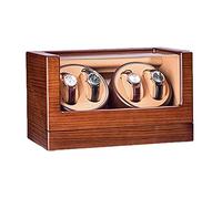 CHCWR Mirar Winder Ward Winder Box 4 para Relojes automáticos Piano Acabado Motor Tranquilo 4 Modo de rotación Configuración de Reloj Lady Man Relojes, D Veninadora con Potencia