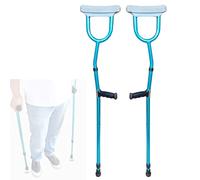 CHCWR Muleta de muleta de axila, muleta Ajustable para Caminar, muleta de Aluminio Ligero para Adultos/jóvenes/Aniversario de discapacitados