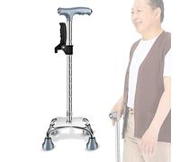 CHCWR Muletas de antebrazo de Aluminio liviano muletas sin Deslizamiento para Adultos con manijas de Goma Altura aplicable 140-190 cm/4.5-6.2 pies de Moda