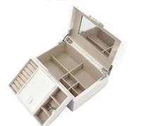 CHCWR Organizador de joyería Joyería Joyería Joyería Lockable Organizador de joyeros reflejados Anillos de Viajes Rings Cabecillo Joyería Joya de Joyas para Mujeres