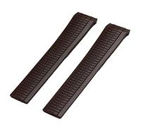 CHCWR Para Aquanaut 5269/200r-001 Metal Pins Ratch Belt 21 mm de banda de goma (color: marrón, tamaño: sin hebilla)