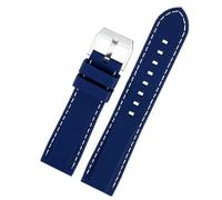 CHCWR Para Citizen Eagle Blue Angel Second Generation JY8078 JY8075 Serie Waterproof Silicone Watch Band 22 mm