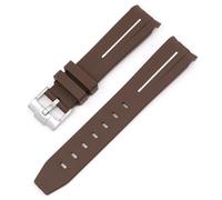 CHCWR Para el reloj lunarswatch curvado sin correa de goma de gap para la serie de planetas omega swatch series lunar mercury correa de goma curvada para mujeres de 20 mm.