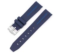 CHCWR Para el reloj lunarswatch curvado sin correa de goma de gap para la serie de planetas omega swatch series lunar mercury correa de goma curvada para mujeres de 20 mm.