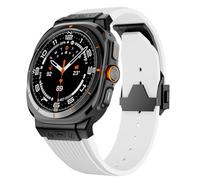 CHCWR Para Galaxy Watch Ultra Strap 47 mm accesorios Fluororubber Sport Pulsera para Galaxy Watch 7 Ultra Watchands