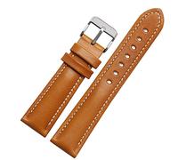 CHCWR Para la banda de moda de la banda de tejido de tejido liso de uso general clásico 18 mm 20 mm 21 mm 22 mm Genuine Leave Wutband (color: dorado azul-rosa, tamaño: 20 mm)