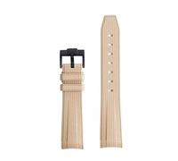 CHCWR Para Omega X Swatch Joint Moonswatch Strap Seamaster 300 Hombres Mujeres de 20 mm de silicona de goma Pulsera de la pulsera curva de la mano