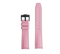 CHCWR Para Omega X Swatch Joint Moonswatch Strap Seamaster 300 Hombres Mujeres de 20 mm de silicona de goma Pulsera de la pulsera curva de la mano
