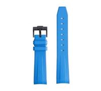CHCWR Para Omega X Swatch Joint Moonswatch Strap Seamaster 300 Hombres Mujeres de 20 mm de silicona de goma Pulsera de la pulsera curva de la mano