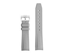 CHCWR Para Omega X Swatch Joint Moonswatch Strap Seamaster 300 Hombres Mujeres de 20 mm de silicona de goma Pulsera de la pulsera curva de la mano