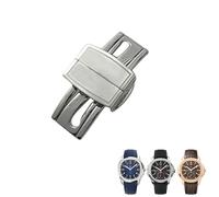CHCWR Pin de metal de goma de metal 21 mm Band de reloj para Patek 5167a 5167r Aquanaut Philippe PP Brown Pulseras impermeables