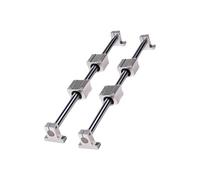 CHCWR Rarde Deslizante Rodamiento Lineal Bloque de Control Deslizante 2 PPC El Eje del riel Lineal del Eje óptico del Eje óptico 12 mm + 4pcs Soporte del Eje SK12 + 4pcs SCS12UU Guía Lineal Bloque de