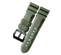 CHCWR Reemplace la banda de reloj de silicona para la correa de reloj Panerai 24 mm de 26 mm de goma de la pulsera deportiva pulsera de muñeca impermeable