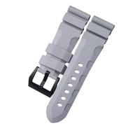 CHCWR Reemplace la banda de reloj de silicona para la correa de reloj Panerai 24 mm de 26 mm de goma de la pulsera deportiva pulsera de muñeca impermeable