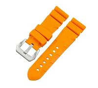 CHCWR Reemplace la banda de reloj de silicona para la correa de reloj Panerai 24 mm de 26 mm de goma de la pulsera deportiva pulsera de muñeca impermeable